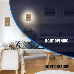 Lampada a induzione a Led Motion luci notturne a Led di movimento di alta qualità luci a sensore a Led campanello per luce non udenti