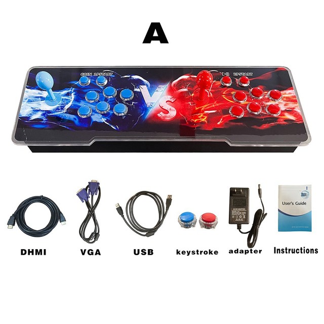 Factory Wholesale 3D Original Arcade Game Board Pandora's Box Bartop Console Coin Operated Wifi English Language Metal Material