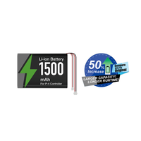 Batterie de remplacement pour manette sans fil PS4, batterie haute capacité 1500 mAh avec kit de tournevis