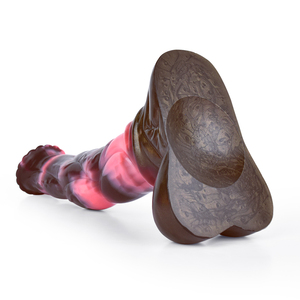 NNSX Dildo Cheval avec <span class=keywords><strong>Ventouse</strong></span>, Jouet Sexuel en Silicone Fantastique pour Femmes et Hommes, Grand Pénis Animal Réaliste, Dildo Gigantesque à Poussée pour Hommes Gays - Product Image 3