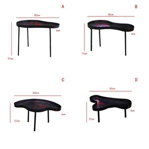 Decoración de Boda para la Recepción, Área de Bienvenida, Decoración de Mostrador de Postres, Elegante Mesa de Postres de Hierro con Diseño de Nubes de 4 Piezas - Product Image 6