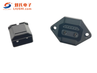 Connecteurs Liushi Modèle 4 Haute Précision Durables Mâle/Femelle 2+6-50A Boîtier en Laiton et Nylon Indice de Protection IP67 1500V CC