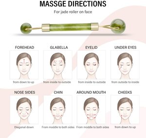 Naturale verde giada rullo Versatile massaggiatore viso strumento per la bellezza del viso corpo <span class=keywords><strong>e</strong></span> <span class=keywords><strong>testa</strong></span> <span class=keywords><strong>collo</strong></span> - Product Image 2