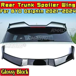 Pour BYD Dolphin 2021-2024 Kit Carrosserie Aileron de Toit Arrière Aspect Fibre de Carbone Style DC Aileron de Toit Arrière Accessoires Auto - Product Image 2