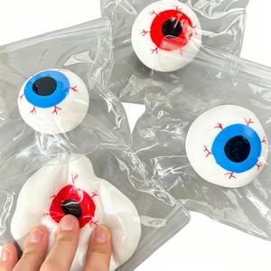 Juguete Blandito de Maltosa con Ojo de Halloween para Apretar, Juguete Antiestrés de Ojo Ensangrentado Espeluznante para Aliviar el Estrés - Product Image 6