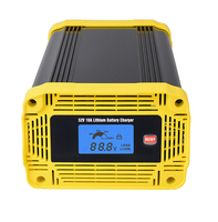 Chargeur de batterie rapide pour vélo électrique 54,6 V 10 A, chargeur Li-Ion 48 V avec connecteur XLR 3 broches pour vélo électrique et trottinette