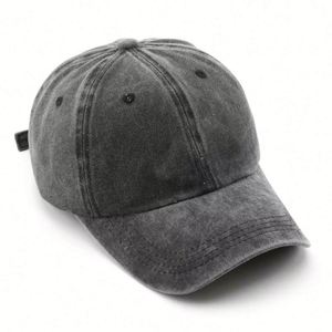 Gorra de Béisbol Unisex de Algodón Lavado, Estilo Vintage, Perfil Bajo, con Logotipo Bordado Personalizado, Gorras Deportivas - Product Image 2