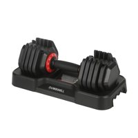 Haltère réglable en fonte de 11 kg, 10 niveaux de poids, fonction de verrouillage, plateau compact, entraînement à domicile, haltère réglable