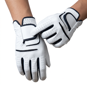 Gants de golf en cuir Cabretta SCS Indonésie, professionnels, unisexes, à doigts complets, respirants, antidérapants, protection UV, imperméables - Product Image 1