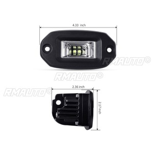 ไฟส่องสว่างสำหรับรถยนต์ StarNav Universal 20W LED ไฟทำงานแบบฝังในตัว สำหรับรถออฟโรด 4x4 ไฟติดกันชนข้างรถบรรทุก - Product Image 4