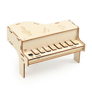 Piano Electrónico DIY para Niños con Altavoz, Juguete de Piano de Madera y Plástico, Radio Educativa STEM - Product Image 5