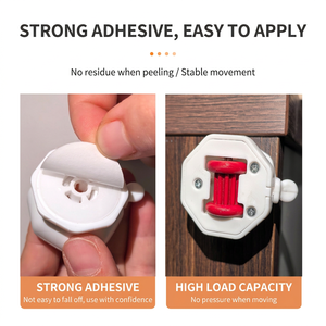 Rueda Giratoria Moderna de Plástico para Muebles con Freno, Doble Rodamiento de Bolas, Montaje Autoadhesivo, Capacidad de Carga de 50 kg, Fácil Instalación - Product Image 4