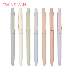 カスタムロゴ印刷 マカロンカラー 0.5mm ゲルペン 5本セット 可愛いキャンディ風 クリエイティブゲルペン - Product Image 6