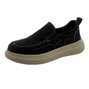 Chaussures décontractées respirantes à enfiler pour hommes Empire Pipe, bout rond, semelle en caoutchouc, couleur unie, style marche - Product Image 5