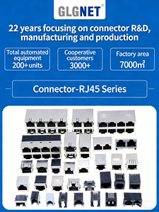 מחבר אתרנט RJ45 FTP SFTP מוגן באיכות גבוהה של GLGNET, מסנן, מגעים מצופים זהב, תצורה מותאמת אישית, דוגמית חינם - Product Image 5