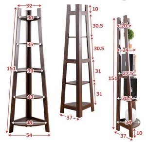 Cây Cối Và Hoa Bằng Gỗ Nguyên Miếng Nhiều Tầng, Kệ Sách Để Đồ Trong Phòng Khách, Hộ Gia Đình - Product Image 6