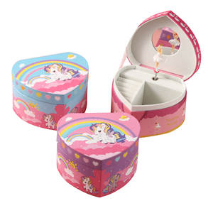 Caja Musical de Manivela con Forma de Corazón, Especial San Valentín 2026 |   Música Personalizada Hecha a Mano con Diseño de Arcoíris Impreso con UV - Product Image 2