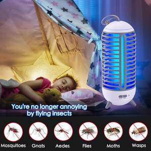 Nuevo modelo recargable portátil de descarga eléctrica Fly Catcher Bug Zapper Light Wave Trapping Mosquito Killer Lamp Repelente - Product Image 3