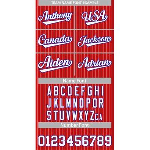 Custom Pinstripe Baseball Jersey Button Down Shirt Personalized Name Number Unisex Moisture Wicking Teamname 00 - Product Image 5