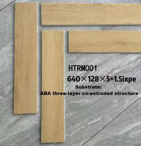 <span class=keywords><strong>Plancher</strong></span> en vinyle rigide SPC de qualité supérieure, couche d'usure réaliste en <span class=keywords><strong>bois</strong></span>, antidérapant, structure ABA, pour usage commercial, salle de sport, commerce de détail - Product Image 5