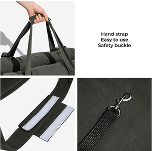 Tragbarer Hunde-Autositz, Hundereisezubehör, Dual-Use Auto-Haustierbett und Sitzerhöhung mit praktischer Seitentasche für kleine und mittelgroße Hunde - Product Image 5