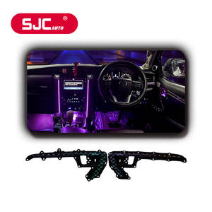 SJC 64 couleurs Lumière ambiante dynamique pour voiture Convient à <span class=keywords><strong>Toyota</strong></span> <span class=keywords><strong>Fortuner</strong></span> 2016-2023 Lumière d'ambiance intérieure pour la décoration Mise à niveau - Product Image 1