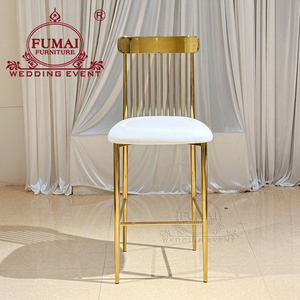 Black Frame Bar <b>Stool</b> White Bar <b>Stools</b> For Kitchen Countertop - Product Image 3