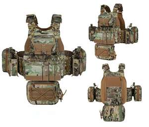 Gilet tactique extérieur léger, extensible, imperméable et résistant à l'usure, en nylon durable, avec système MOLLE. - Product Image 6