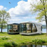 Maison Capsule Modulaire V3 avec Isolation en Mousse de Polyuréthane de 100 mm, Climatisation Chaude et Froide, Maison Capsule Préfabriquée