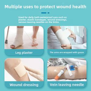 Étanche Adulte Pied Plâtre Douche Manchon Postopératoire Bras Fracture Bain PICC <span class=keywords><strong>Protection</strong></span> Consommables Médicaux Approvisionnement Exclusif - Product Image 3