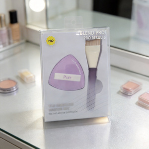 ชุดแปรงรองพื้นแบบพัฟผสมแป้งเบลนด์โปรรูปทรงสามเหลี่ยมแบบพกพาใช้ได้ทั้งแบบแห้งและเปียกเครื่องมือแต่งหน้าแบบฟองน้ำ - Product Image 2