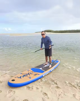 Planche de surf YASKA en grain de bois planche de surf gonflable personnalisée Paddleboard Sup