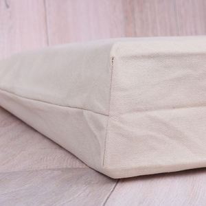 16OZ Cotton Canvas Tote <b>Bag</b> Cheap Eco-friendly <b>Personalised</b> Cotton Cloth Carry <b>Bag</b> - Product Image 2