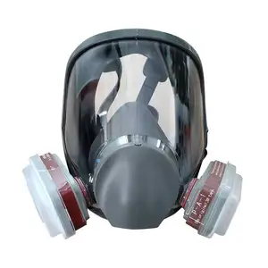 מלא פנים נשימה 6800 בטיחות פנים עבודה לשימוש חוזר אבק מסכת גז