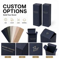 Coffret Cadeau Diffuseur de Parfum de Luxe Personnalisé avec Logo Doré, Finition Brillante et Mate, et Embossage
