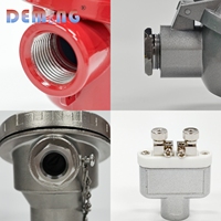 Sensor de Temperatura Industrial Tipo T, Termopar PT100 de Acero Inoxidable, IP65, OEM, Sonda de Termopar Aislada