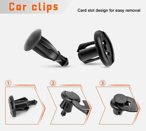 Klip Tipe Propulsion untuk Mobil, Nylon/Pom/PP, Penjepit Trim Plafon Atas, Penahan Dorong, Pengikat Bumper - Product Image 2