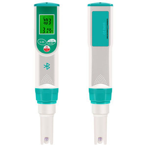 Analizador portátil de calidad del agua PH-2022, medidor de temperatura y pH con Bluetooth, resolución de 0,0-14,0 pH, 0,01, para uso en acuarios - Product Image 1