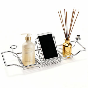 <span class=keywords><strong>Baignoire</strong></span> Douche Caddy <span class=keywords><strong>Pont</strong></span> <span class=keywords><strong>Tablette</strong></span> Style Moderne Rectangle Salle <span class=keywords><strong>De</strong></span> Bains Étagère <span class=keywords><strong>De</strong></span> Rangement Douche <span class=keywords><strong>Baignoire</strong></span> En Acier Inoxydable Plateau Extensible - Product Image 1