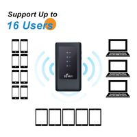 Router WiFi Portabel USB Nirkabel Dual-Band Gigabit Kecepatan Tinggi 5G dengan Slot Kartu SIM, Antarmuka Tipe-C, Baterai 4400mAh, Modem CPE OEM