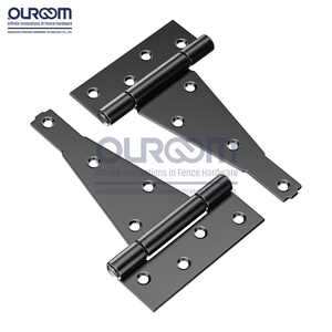 6 inch Thêm Heavy Duty t Bản lề 3.5 mét thép dày cho ngoài trời phong cách hiện đại cửa gỗ và <span class=keywords><strong>Barn</strong></span> cửa mềm đóng tính năng - Product Image 1