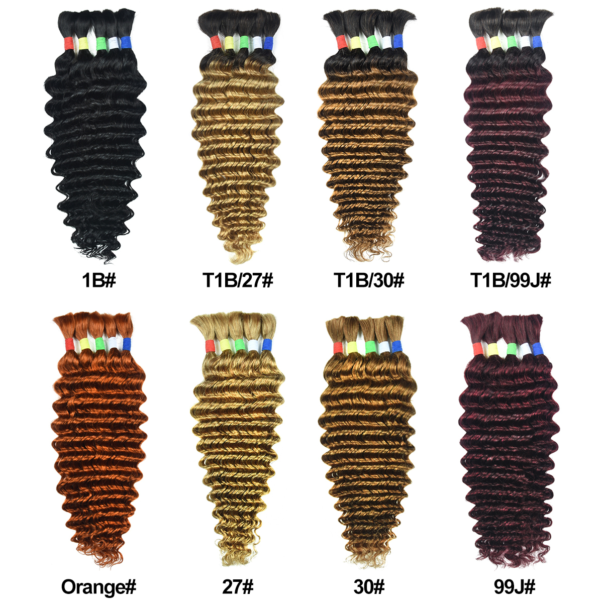 Prix de la trame de cheveux humains 5 brins à vérifier.