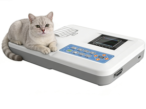 ECG100G-VET Draagbare <span class=keywords><strong>ECG</strong></span>/<span class=keywords><strong>ECG</strong></span>-apparaat voor dierenartsen, diagnostiek in de diergeneeskunde, veilige en betrouwbare medische diagnostische apparatuur - Product Image 4