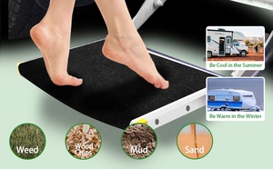 Fundas Curvas <span class=keywords><strong>para</strong></span> Escalones de Autocaravana, Paquete de 3, <span class=keywords><strong>para</strong></span> Escalones <span class=keywords><strong>Plegables</strong></span> de 22 Pulgadas, Antideslizantes, Envolventes, Alfombras <span class=keywords><strong>para</strong></span> <span class=keywords><strong>Escaleras</strong></span> de Radio, Accesorios <span class=keywords><strong>para</strong></span> Autocaravana - Product Image 6