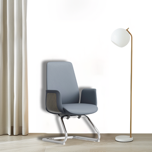 Silla de oficina de espuma de PU ergonómica suave moderna Lu Best con reposabrazos de cuero de buena calidad para reuniones para trabajo o uso doméstico - Product Image 3