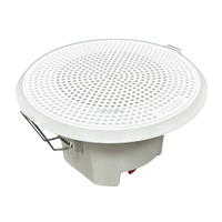 Mini haut-parleurs de plafond à impédance étanche 8ohm 3W puissance de sortie calandre en métal Type passif pour systèmes de sonorisation