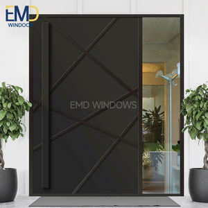 Portes d'entrée extérieures en aluminium pour la maison avec arche - Product Image 4