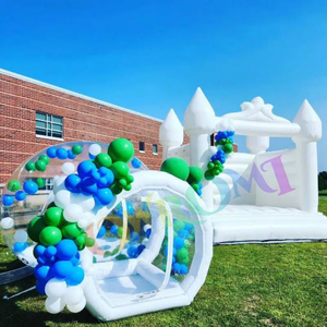 Casa Gonfiabile Portatile per Bambini da Esterno 3m 5m, Castello Bianco Trasparente, Tenda a Bolle Gonfiabile per Saltare in Vendita - Product Image 6