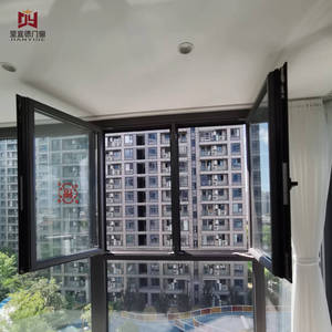 Fenêtre en aluminium à ouverture oscillo-battante avec design moderne, <span class=keywords><strong>double</strong></span> <span class=keywords><strong>vitrage</strong></span> Low-E, coupe-vent, haute efficacité énergétique, réduction des coûts - Product Image 3