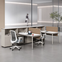 Nuevo Mueble de Oficina Moderno, Estación de Trabajo con División, Mesa para Personal, Cubículo Modular